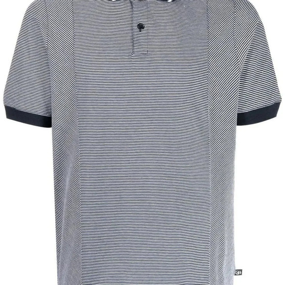 TED BAKER Taigaa Striped Polo Shirt Size 2 US Size Medium - Picture 10 of 10